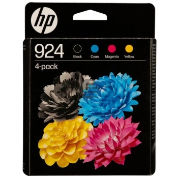 HP Tintenpatrone gelb, magenta, schwarz, cyan (6C3Z1NE#LS1, 924)