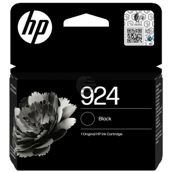 HP Tintenpatrone schwarz (4K0U6NE#LS1, 924)