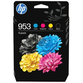 HP Tintenpatrone gelb, magenta, schwarz, cyan (6ZC69AE#LS1, 953)