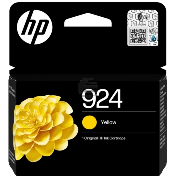 HP Tintenpatrone gelb (4K0U5NE#LS1, 924)