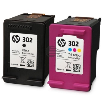 HP Tintendruckkopf cyan/magenta/gelb, schwarz (B82L1AE, 302, 304)