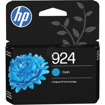 HP Tintenpatrone cyan (4K0U3NE#LS1, 924)