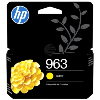 HP Tintenpatrone gelb (3JA25AE#LS1, 963)