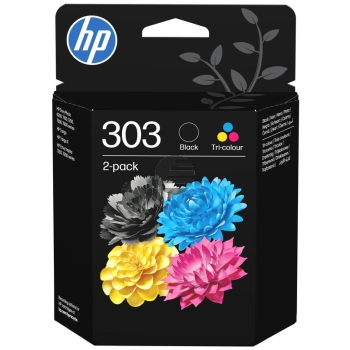 HP Tintendruckkopf 3-farbig, schwarz (3YM92AE#LS1, 303)