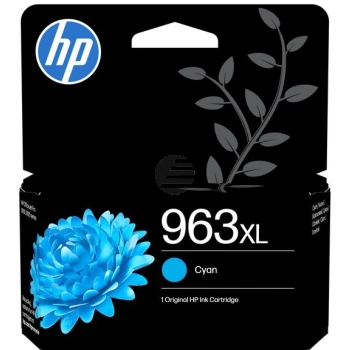 HP Tintenpatrone cyan HC (3JA27AE#LS1, 963XL)
