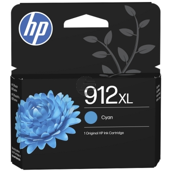 HP Tintenpatrone cyan HC (3YL81AE#LS1, 912XL)