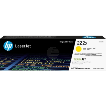 HP Toner-Kartusche gelb HC (W2222X, 222X)