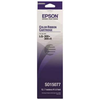 Epson Farbband Nylon farbig schwarz/blau/rot/gelb (C13S015077)