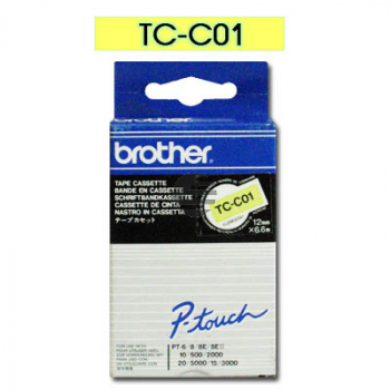 Brother Schriftbandkassette schwarz/signal gelb (TC-C01)