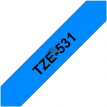 Brother Schriftbandkassette schwarz/blau (TZE-531)