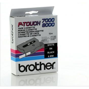 Brother Schriftbandkassette weiß/schwarz (TX-315)