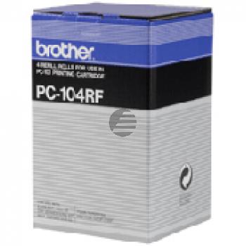 Brother Thermo-Transfer-Rolle schwarz (PC-104RF) Brother Thermo-Transfer-Rolle schwarz (PC-104RF)
