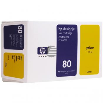 HP Tintenpatrone gelb (C4873A, 80)