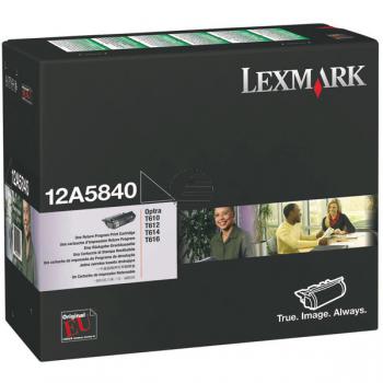 Lexmark Toner-Kartusche Prebate schwarz (12A5840)