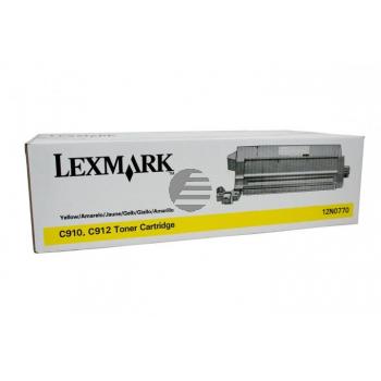 Lexmark Toner-Kartusche gelb (12N0770)