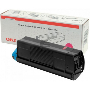 OKI Toner-Kit magenta HC (42127406, TYPE-C6)