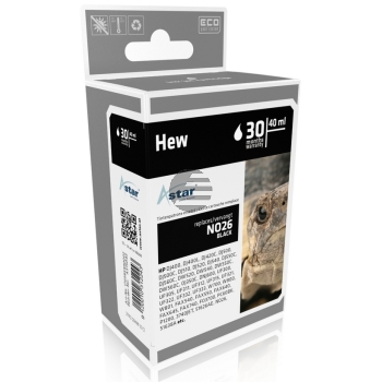 Astar Tintenpatrone schwarz HC (AS15043) ersetzt 26
