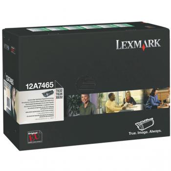Lexmark Toner-Kartusche schwarz HC plus (12A7465)