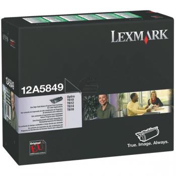 Lexmark Toner-Kartusche Prebate speziell für Etiketten schwarz (12A5849)