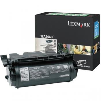 Lexmark Toner-Kartusche Prebate speziell für Etiketten schwarz (12A7468)