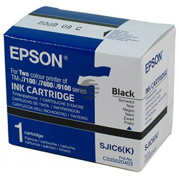 Epson Tintenpatrone schwarz (C33S020403, SJIC6(K))