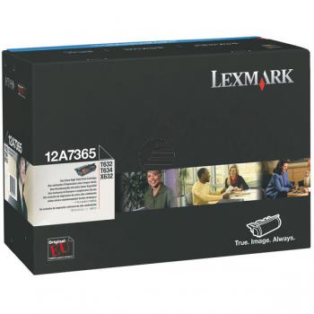 Lexmark Toner-Kartusche Prebate schwarz HC plus (12A7365)