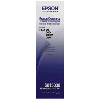 Epson Farbband Nylon 3 x schwarz (C13S015339)