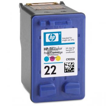 HP Tintendruckkopf cyan/magenta/gelb (C9352AE, 22)