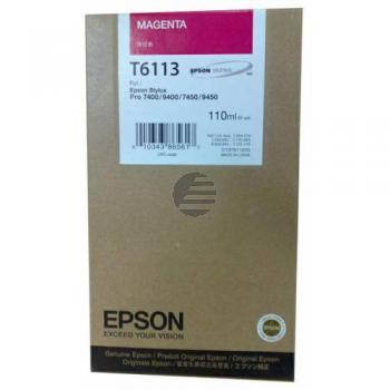 Epson Tintenpatrone magenta (C13T611300, T6113)