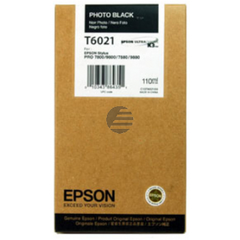 Epson Tintenpatrone photo schwarz (C13T602100, T6021)