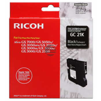Ricoh Gel-Kartusche schwarz (405532, GC21K)