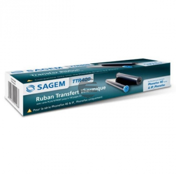Sagem Thermo-Transfer-Rolle schwarz HC (TTR-400)
