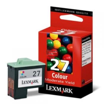 Lexmark Tintendruckkopf + Papier cyan/magenta/gelb (80D2038, 27)