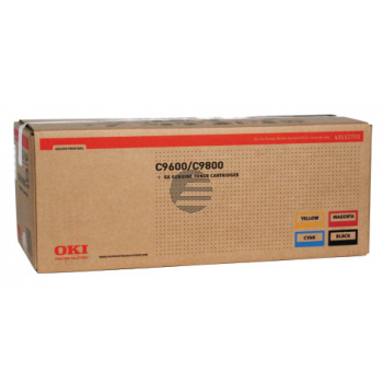 OKI Toner-Kit gelb, magenta, schwarz, cyan HC (43112702)