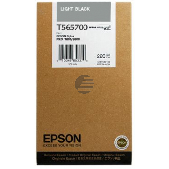 Epson Tintenpatrone schwarz light HC (C13T565700, T5657)