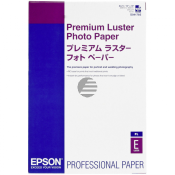 Epson Premium Luster Photo Paper (250) DIN A3+ 10 Seiten weiß (C13S041785)