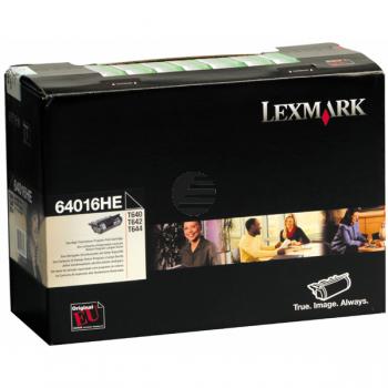 Lexmark Toner-Kartusche Prebate schwarz HC (64016HE)