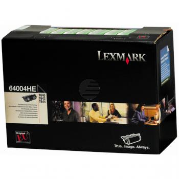 Lexmark Toner-Kartusche Prebate Etikettendruck schwarz (64004HE)