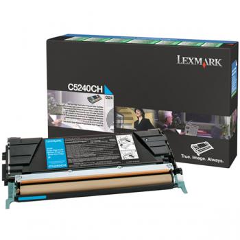 Lexmark Toner-Kartusche Prebate cyan HC (C5240CH)
