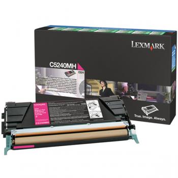 Lexmark Toner-Kartusche Prebate magenta HC (C5240MH)