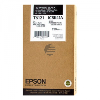 Epson Tintenpatrone photo schwarz HC (C13T612100, T6121)