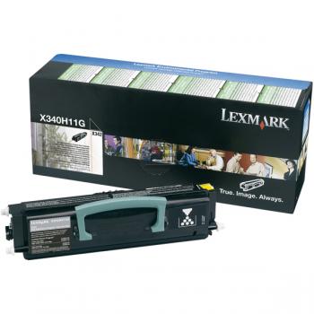 Lexmark Toner-Kartusche Prebate schwarz HC (X340H11G)
