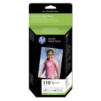 HP Tintendruckkopf + Papier 3-farbig (Q8898AE, 110) HP Tintendruckkopf + Papier 3-farbig (Q8898AE, 110)