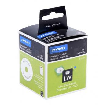 Dymo CD-/DVD -Etiketten (weiß) 1 X 160 (S0719250)