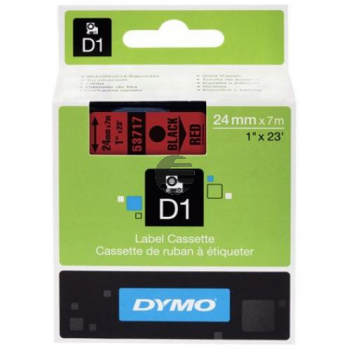 Dymo Schriftbandkassette schwarz/rot (53717)