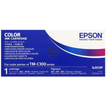 Epson Tintenpatrone schwarz/cyan/magenta/gelb (C33S020410, SJIC9P)