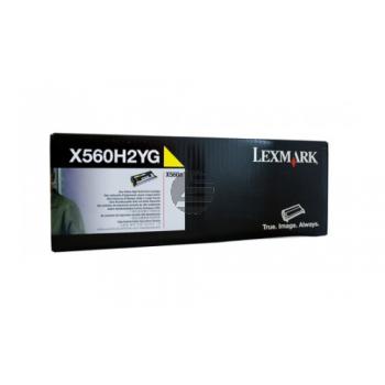 Lexmark Toner-Kartusche gelb HC (X560H2YG)
