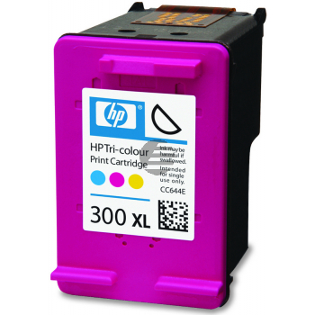 HP Tintendruckkopf cyan/magenta/gelb HC (CC644EE, 300XL)