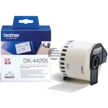 Brother Endlos-Etikett weiß 62mm x 30,48m (DK-44205)