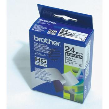 Brother Schriftbandkassette schwarz/weiß (HGE-251V5)